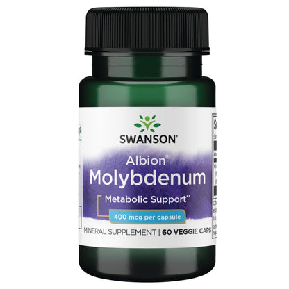 Swanson Albion Chelated Molybdenum 400 mcg | 60 Veg Capsules