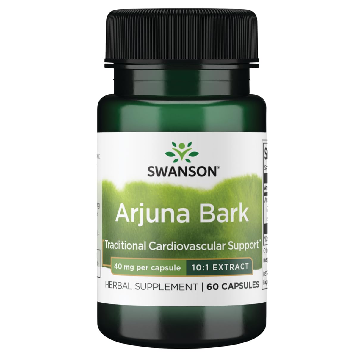 Swanson Full Spectrum Arjuna Bark (10:1) 40 mg - 60 Capsules