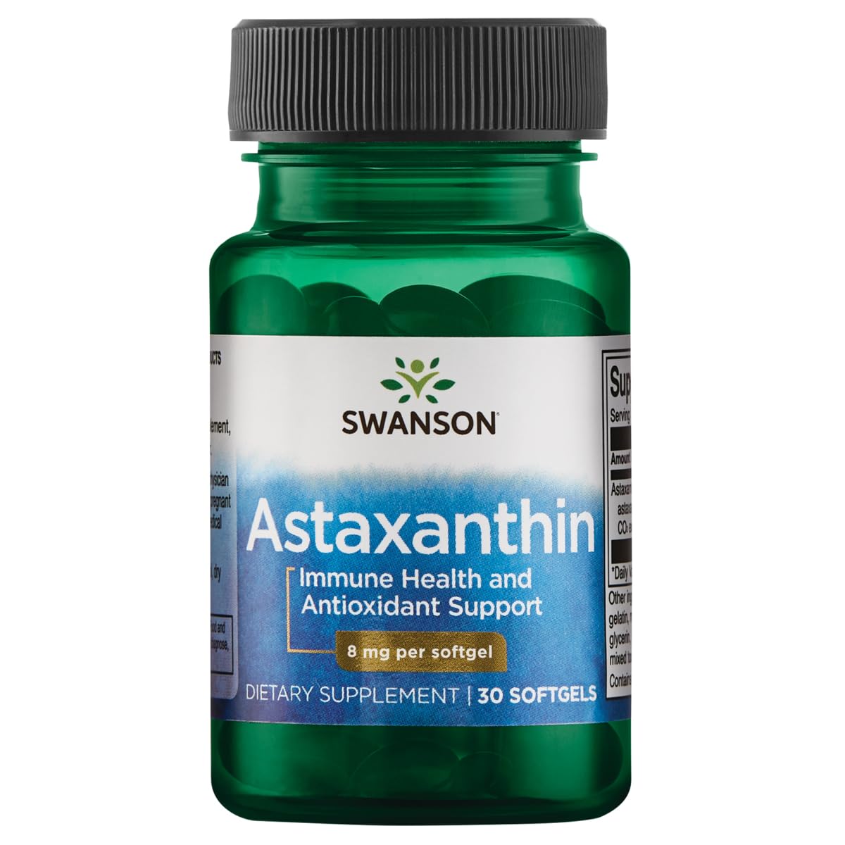 Swanson High Potency Astaxanthin 8 mg 30 Sgels | Antioxidant Supplement