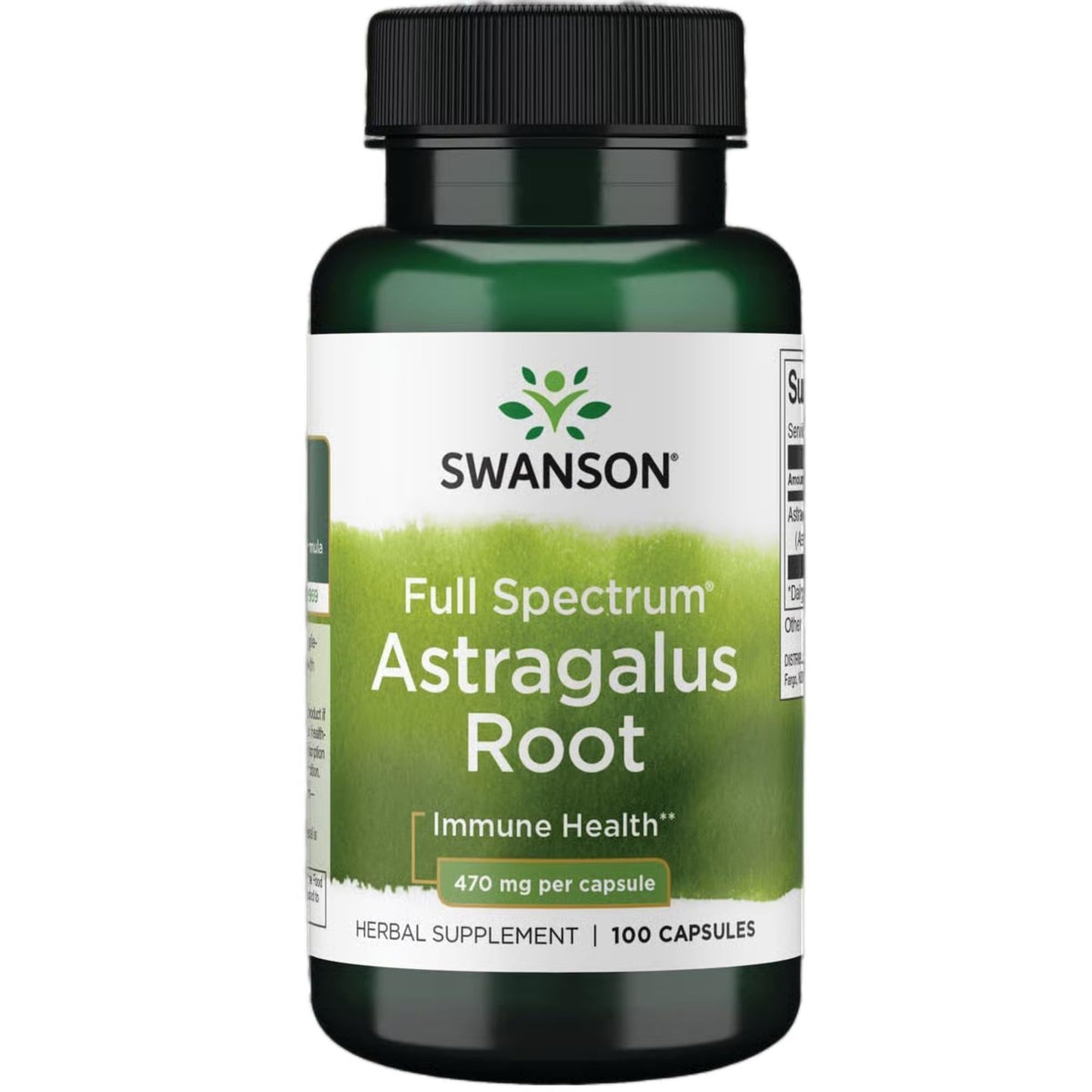 Swanson Astragalus Root | Immune Support & Heart/Liver Health | 100 Capsules