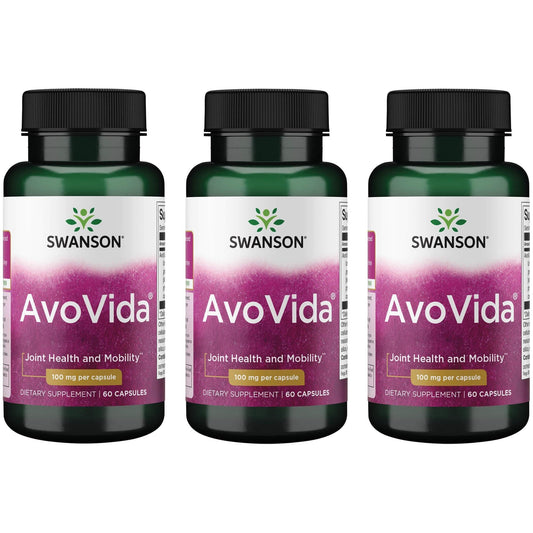 Swanson Avovida 100 Milligrams 60 Capsules (3 Pack) BritishVita | Premium UK Vitamins & Wellness Supplements