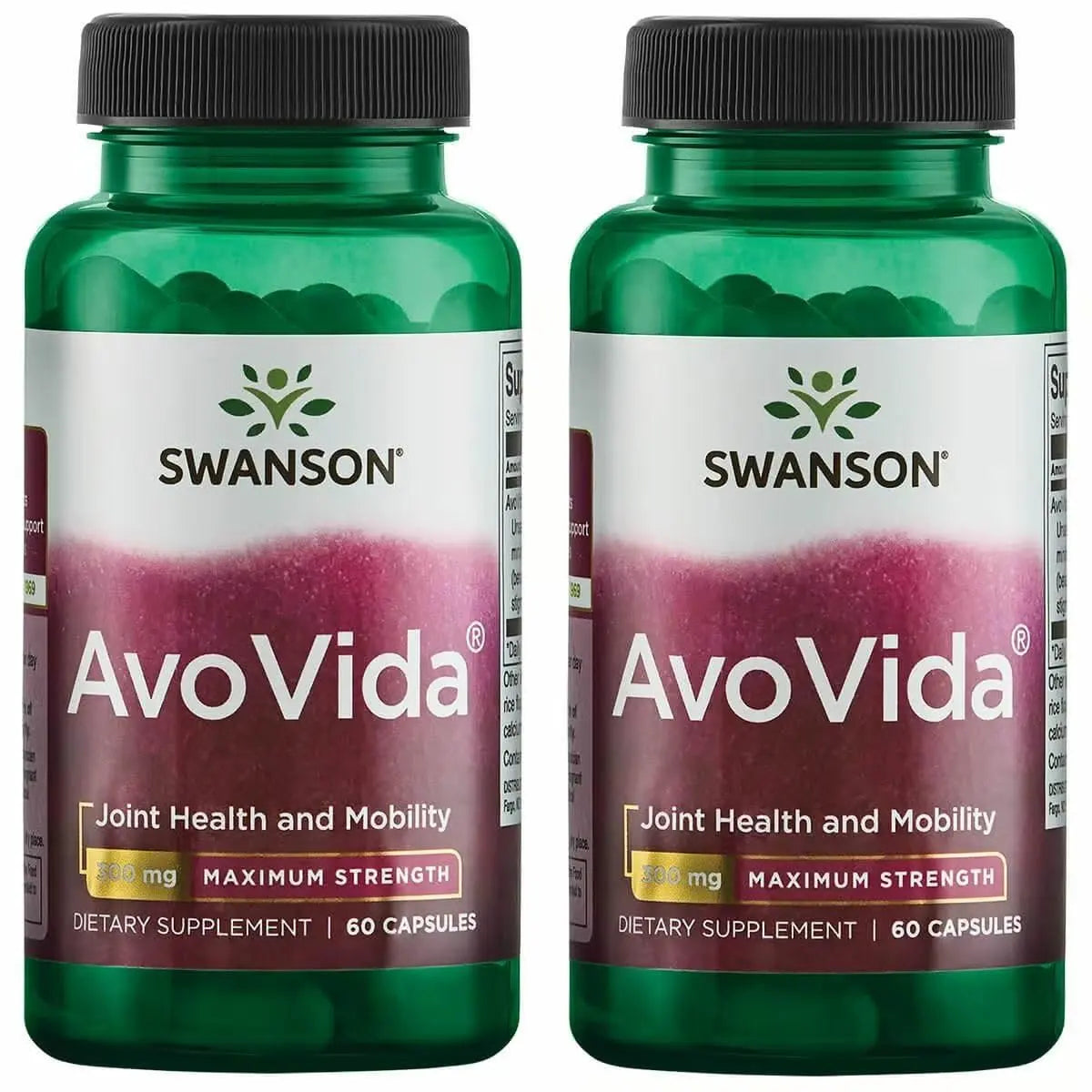 Swanson AvoVida 2-Pack - Avocado & Soybean Unsaponifiables for Joint Health BritishVita | Premium UK Vitamins & Wellness Supplements