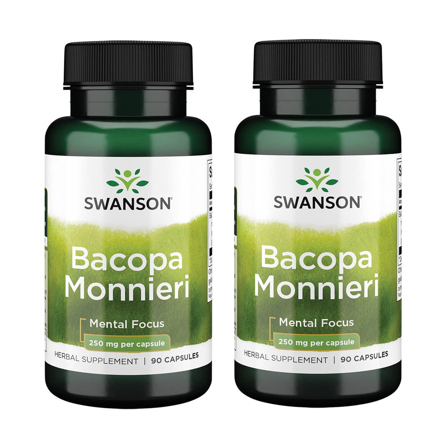 Swanson Bacopa Monnieri Extract Bacognize 250 mg | 90 Capsules (2 Pack)
