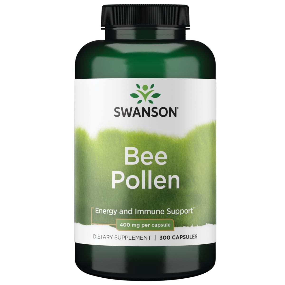 Swanson Bee Pollen 400 Milligrams - 300 Capsules
