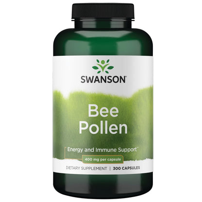 Swanson Bee Pollen 400 Milligrams - 300 Capsules