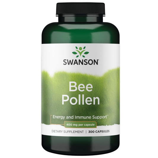 Swanson Bee Pollen 400 Milligrams - 300 Capsules BritishVita | Premium UK Vitamins & Wellness Supplements