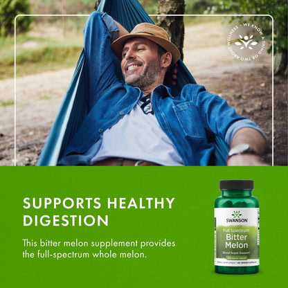 Swanson Full Spectrum Bitter Melon 500 mg – 60 Capsules