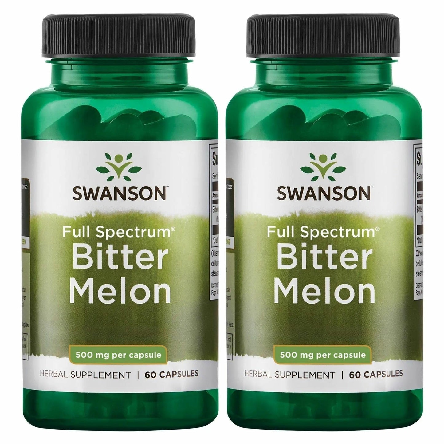 Swanson Full Spectrum Bitter Melon 500 mg - 60 Capsules (2 Pack) | Momordica