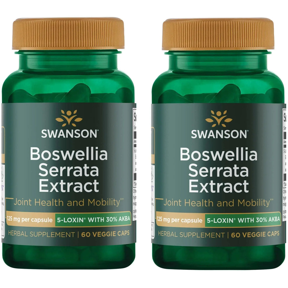 Swanson Boswellia Serrata Extract 125 mg – 60 Veg Caps (2-Pack) BritishVita | Premium UK Vitamins & Wellness Supplements