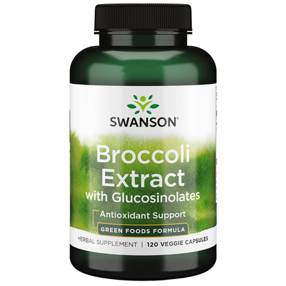 Swanson Broccoli with Glucosinolates 120 Vegan C | Gluten Free & Non-GMO