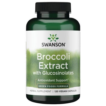 Swanson Broccoli with Glucosinolates 120 Vegan C | Gluten Free & Non-GMO