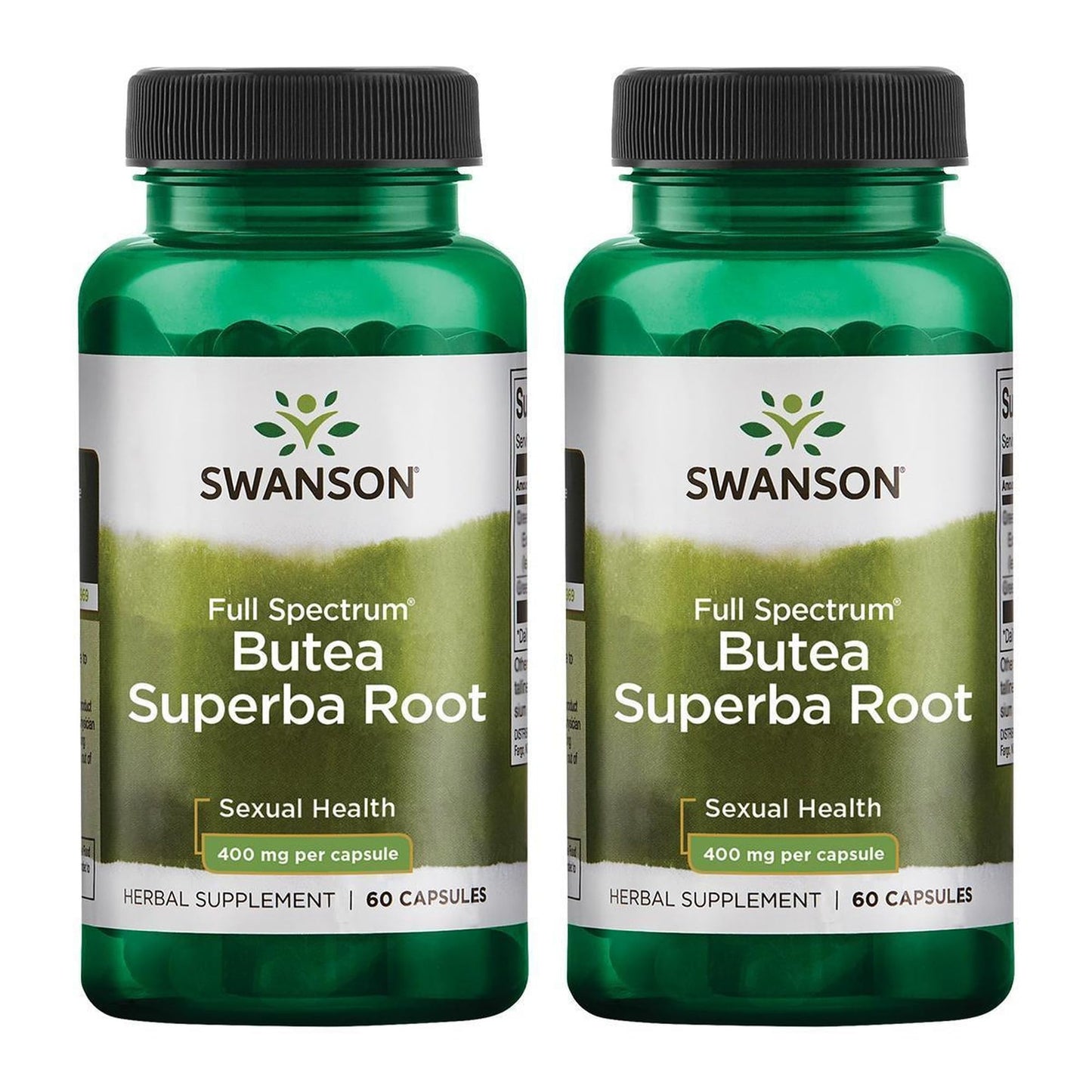 Swanson Butea Superba Root – Full Spectrum Intimacy & Sexual Support (400 mg, 60 capsules, 2 pack)