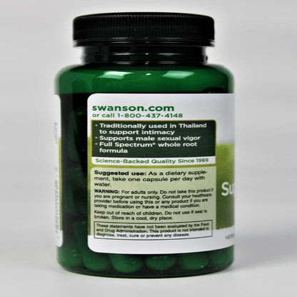 Swanson Butea Superba Root – Full Spectrum Intimacy & Sexual Support (400 mg, 60 capsules, 2 pack)