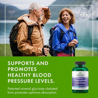 Swanson Chelated Magnesium 133 mg – 90 Capsules (3 Pack)