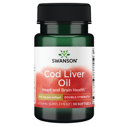 Swanson COD Liver Oil DBL-Strength 30 SGELS - Nutritional Supplement