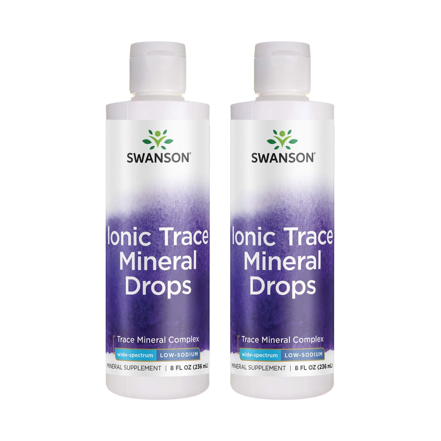 Swanson Concentrace Trace Mineral Drops 8oz - Complete Mineral Complex (2 Pack)
