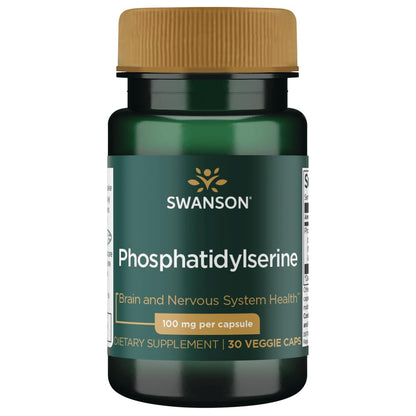 Swanson Conjugated Phosphatidylserine with DHA 100 mg - 30 Capsules
