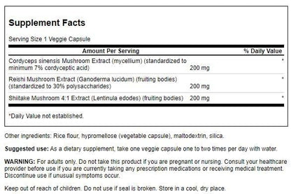 Swanson Cordyceps Complex 60 Veg Capsules - Immune Support
