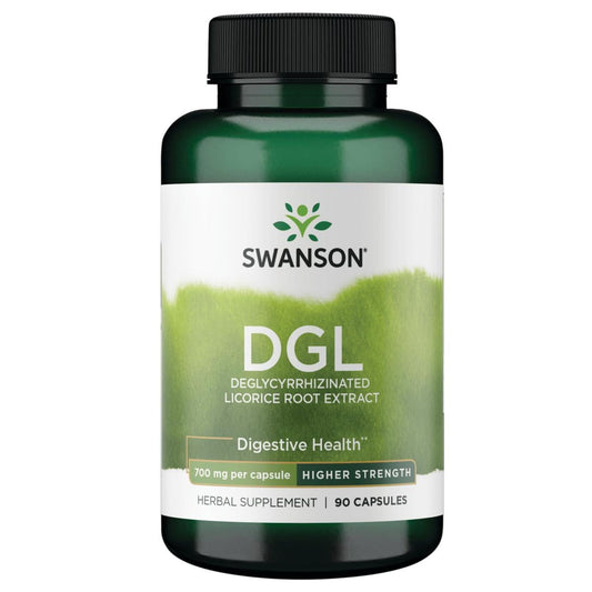 Swanson High Potency DGL Licorice - Digestive Health Support, 90 Capsules BritishVita | Premium UK Vitamins & Wellness Supplements