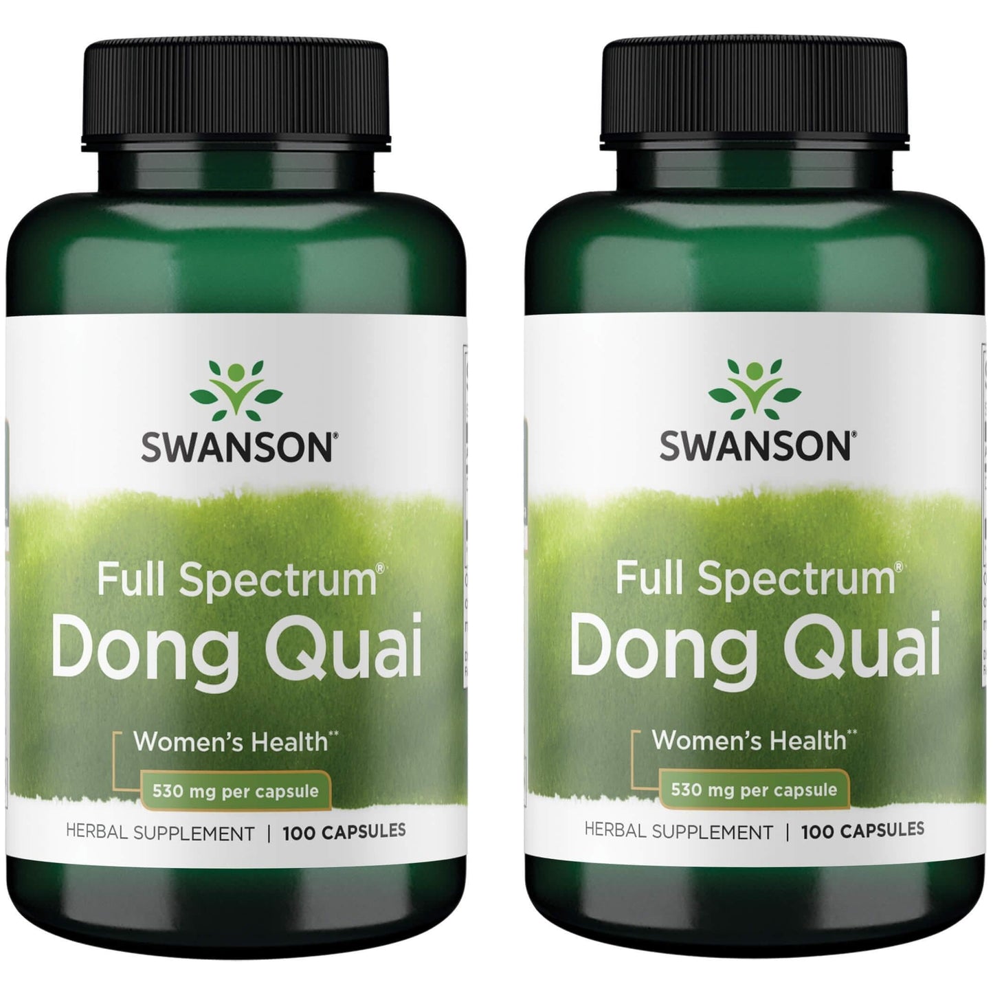 Swanson Dong Quai 530 mg – 100 Capsules (2 Pack)
