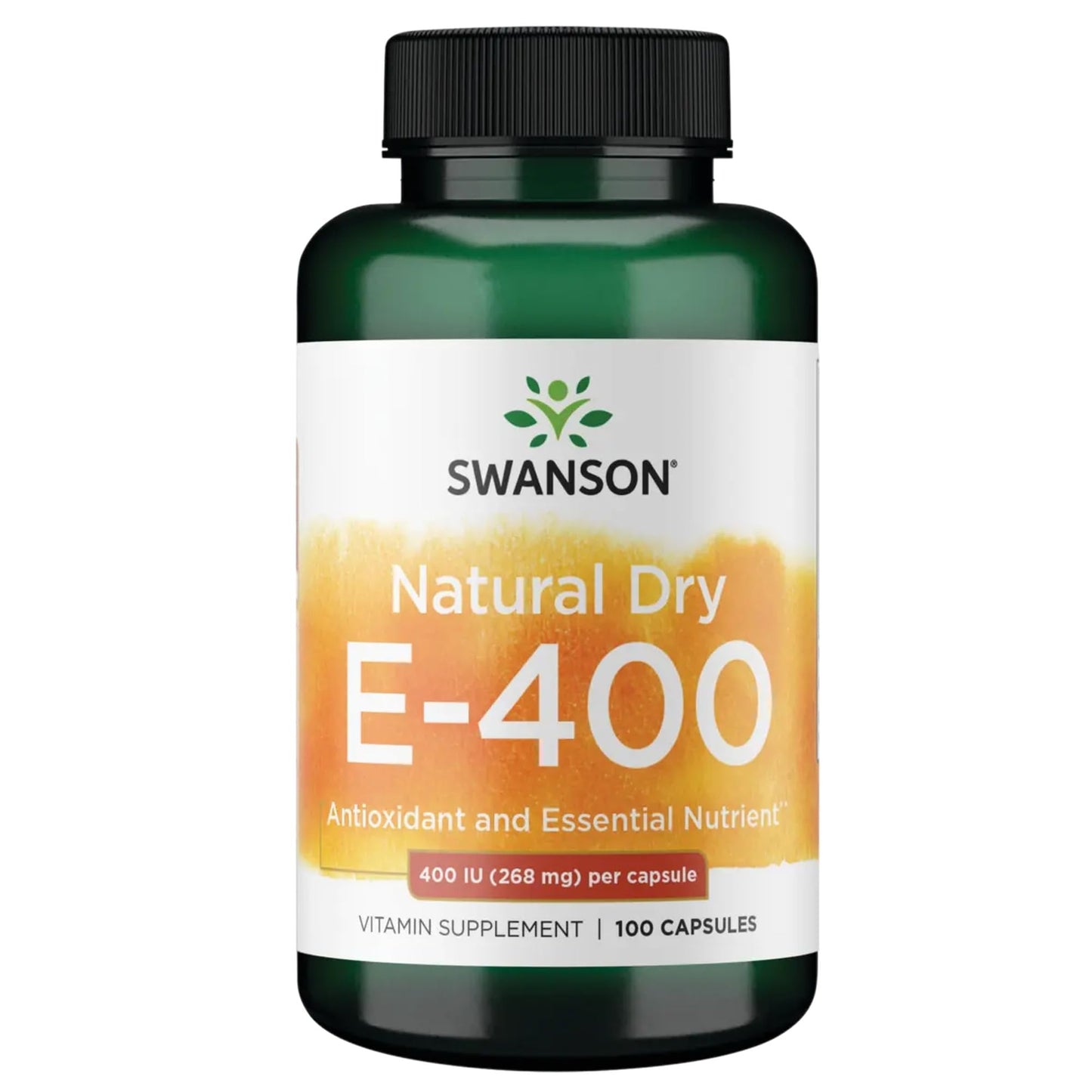 Swanson Dry Vitamin E 400 IU - 100 Capsules