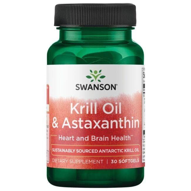Swanson EFA Krill Oil & ASTAXANTHIN 30 SGELS