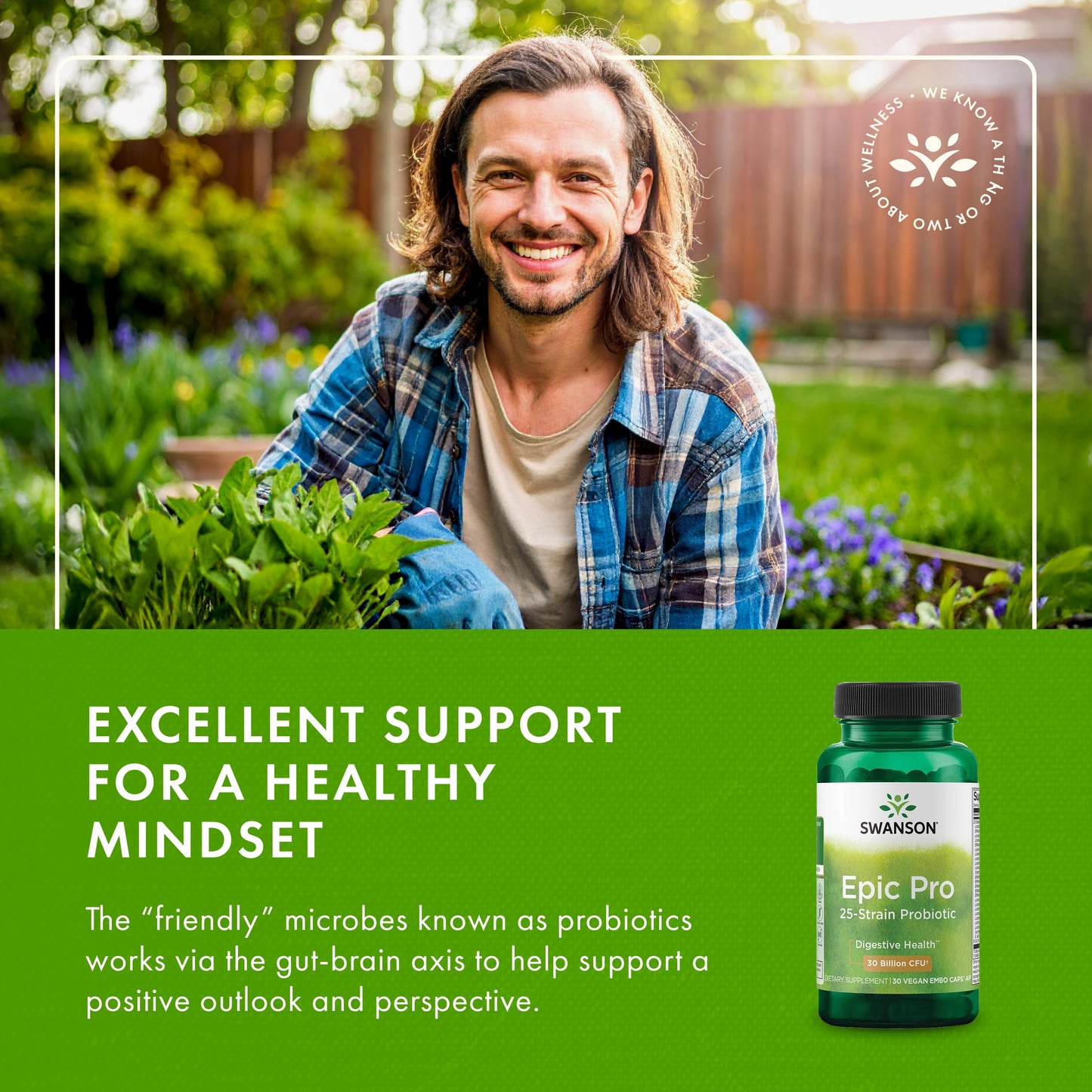 Swanson Epic-Pro 25-Strain Probiotic – 30B CFU, Digestive & Immune Support