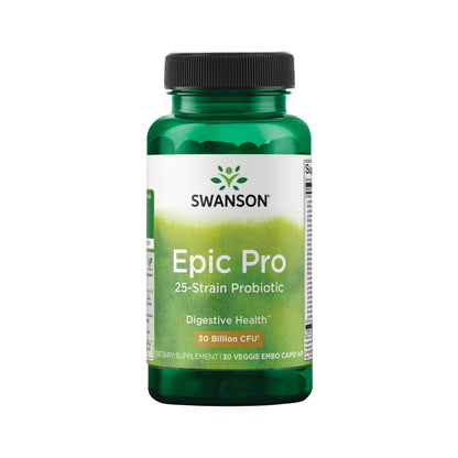 Swanson Epic-Pro 25-Strain Probiotic – 30B CFU, Digestive & Immune Support