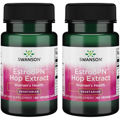 Swanson Estro8Pn Hop Extract 10 mg – 60 Veg Caps (2 Pack)