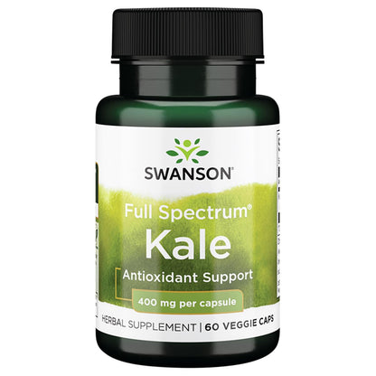 Swanson Full Spectrum Kale 400 mg - 60 Veg Capsules