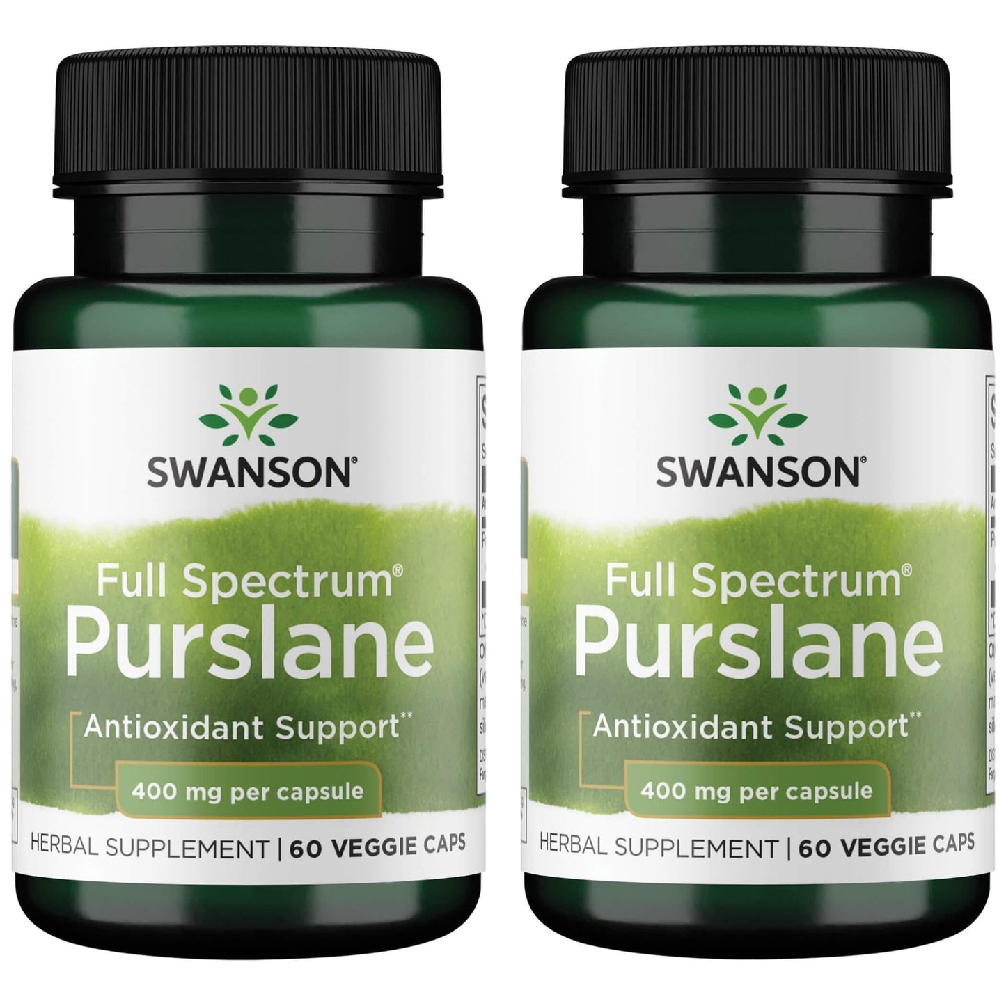 Swanson Full Spectrum Purslane 400 mg - 60 Veg Capsules (2 Pack)