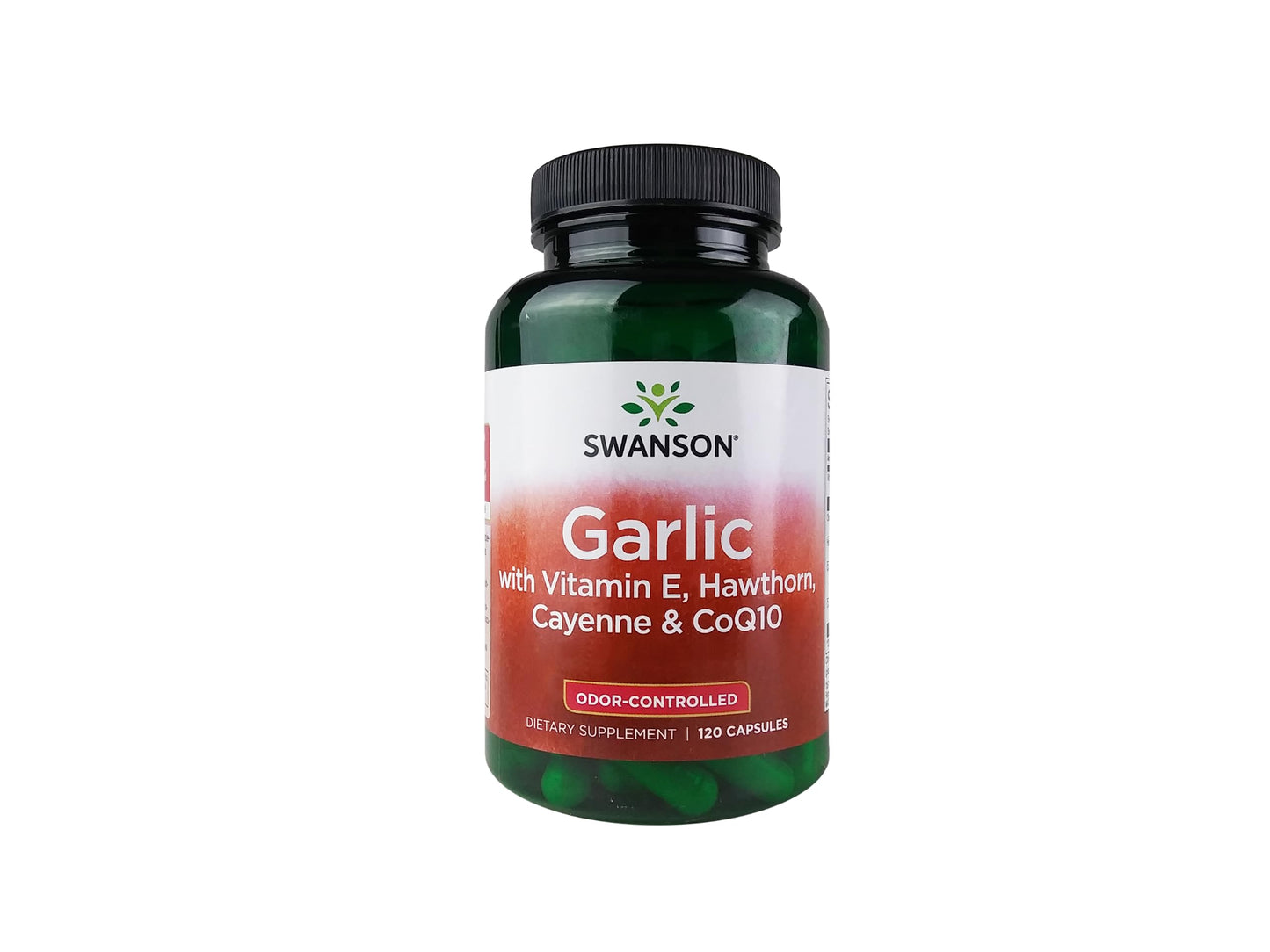 Swanson Best Garlic W/E with Hawthorn & Cayenne CoQ10 - 120 Capsules