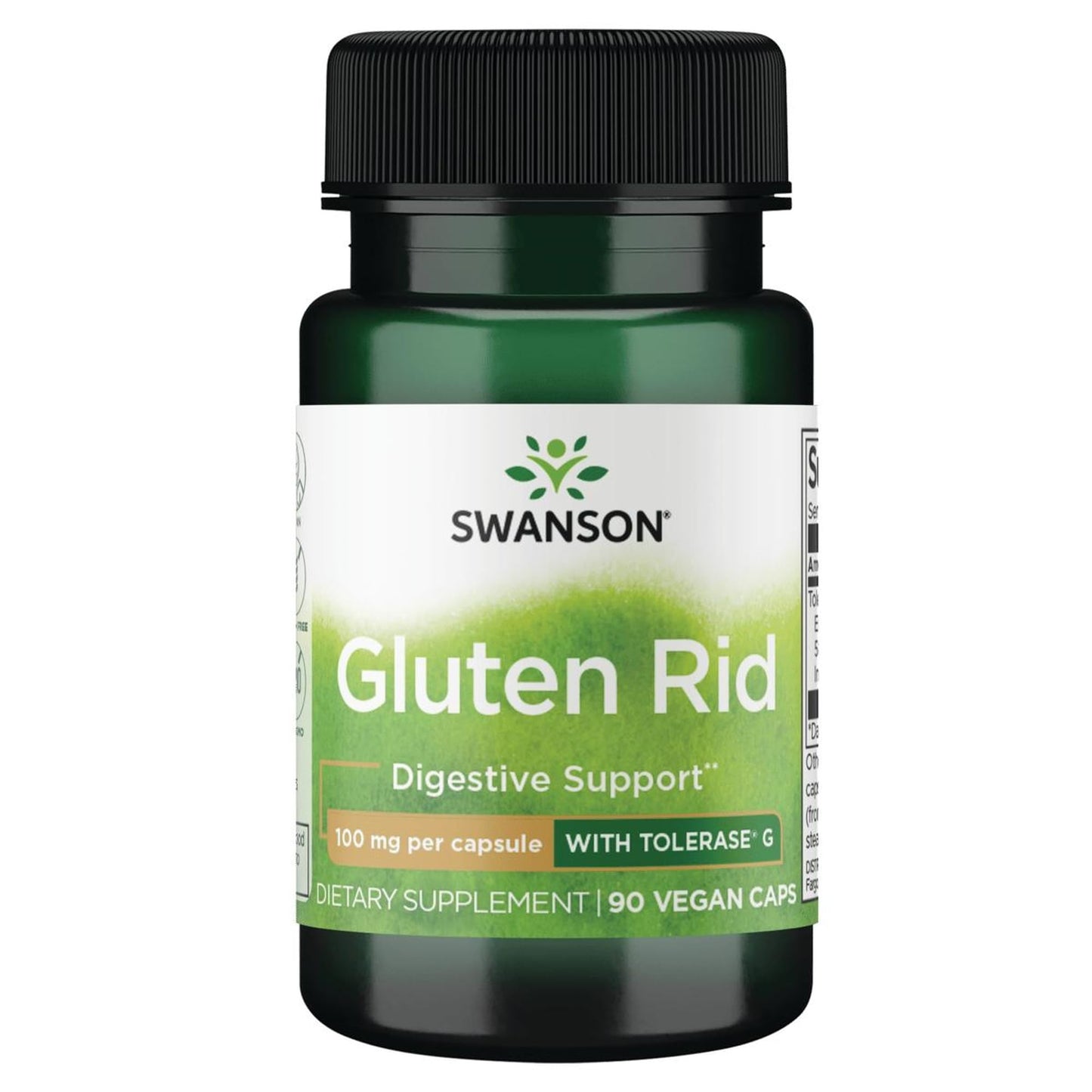 Swanson Gluten Rid with Tolerase G 100 mg | 90 Veg Capsules Enzyme
