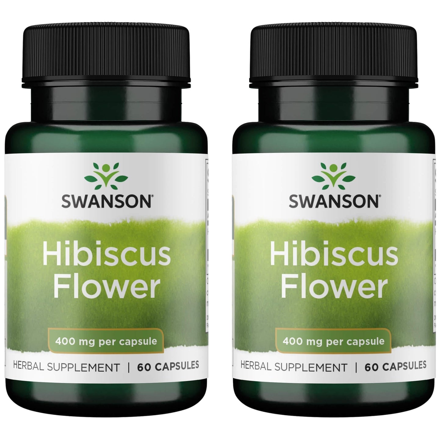 Swanson Full-Spectrum Hibiscus Flower – 400mg, 60 Capsules (2 Pack)