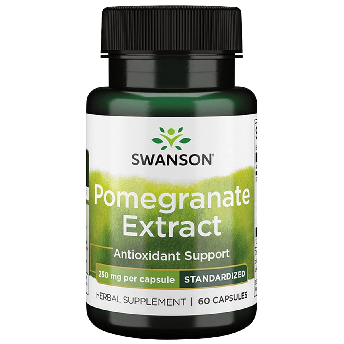 Swanson HRB Pomegranate Extract 250 mg Standardized 7% Ellagic Acid - 60 Capsules