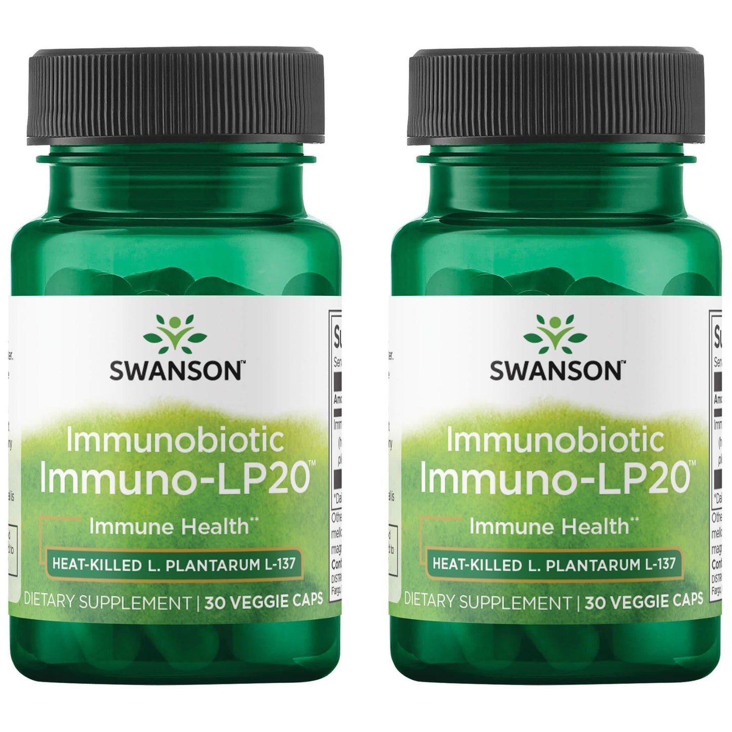 Swanson Immunobiotic Immuno-Lp20 50 Milligrams 30 Veg Capsules (2 Pack)