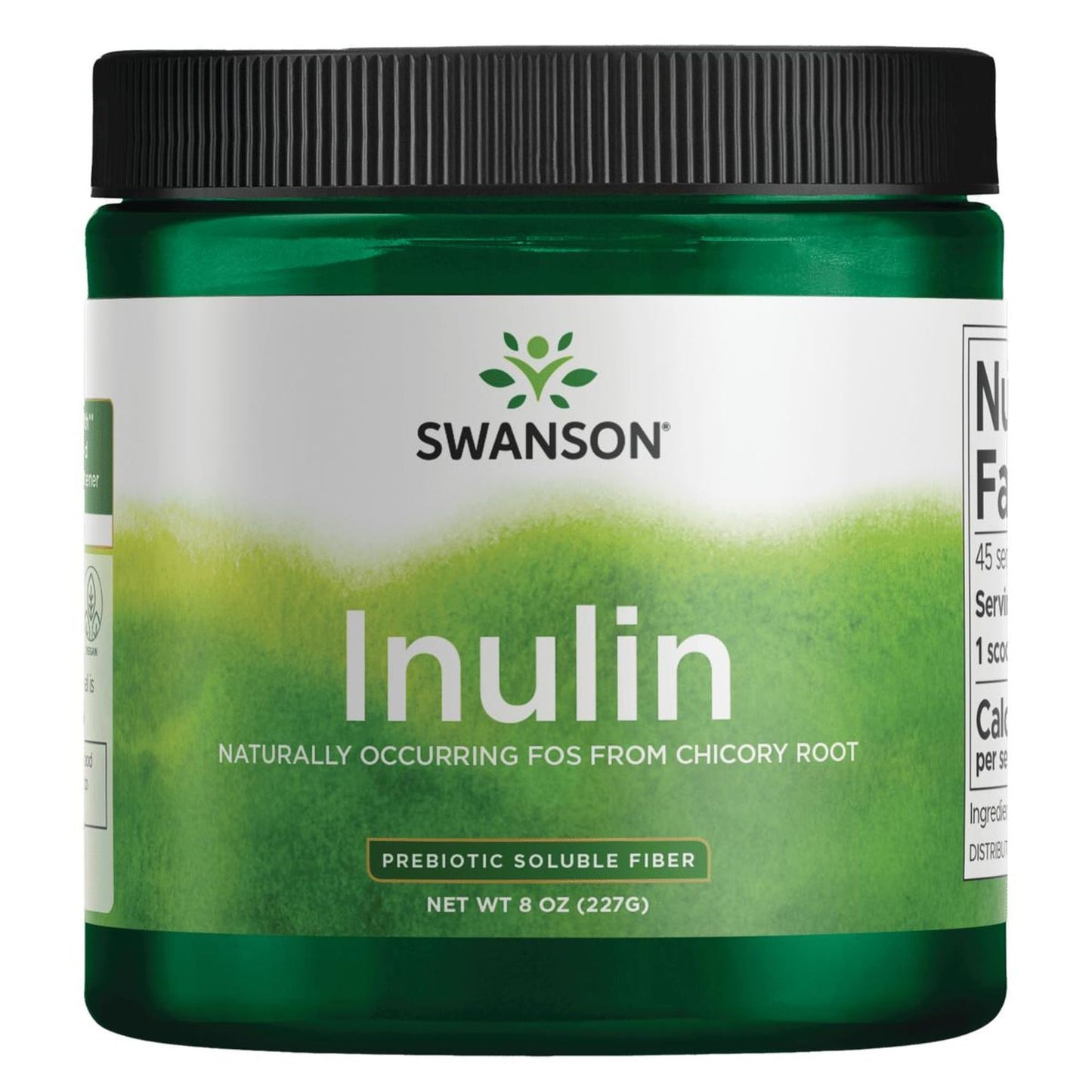 Swanson Inulin Prebiotic Powder – Digestive Health Support (8 oz)