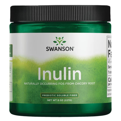 Swanson Inulin Prebiotic Powder – Digestive Health Support (8 oz)