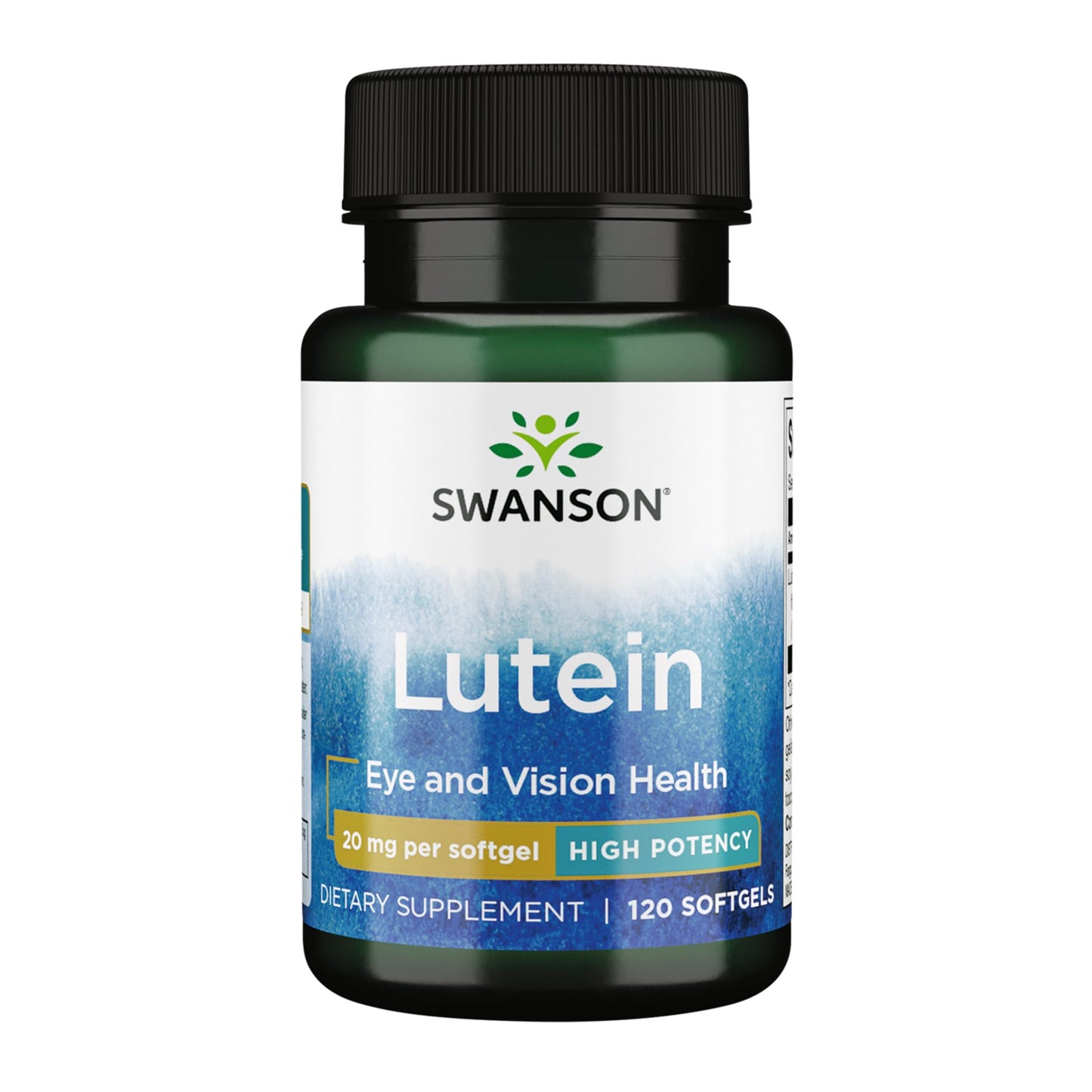 Swanson Lutein 20 mg – 120 Softgels | Eye Health Supplement