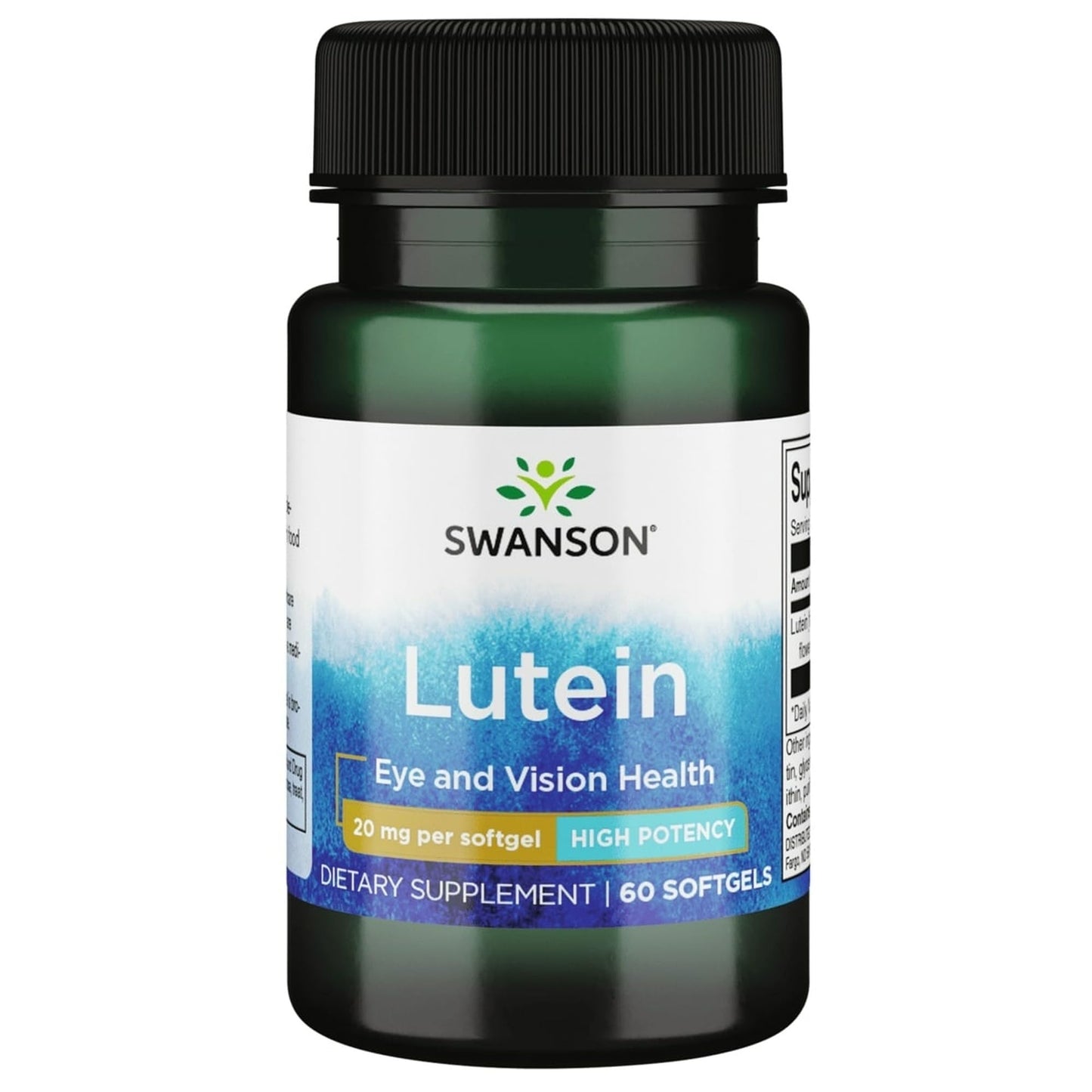 Swanson Lutein 20 mg – 60 Sgels | Vision Support & Eye Health