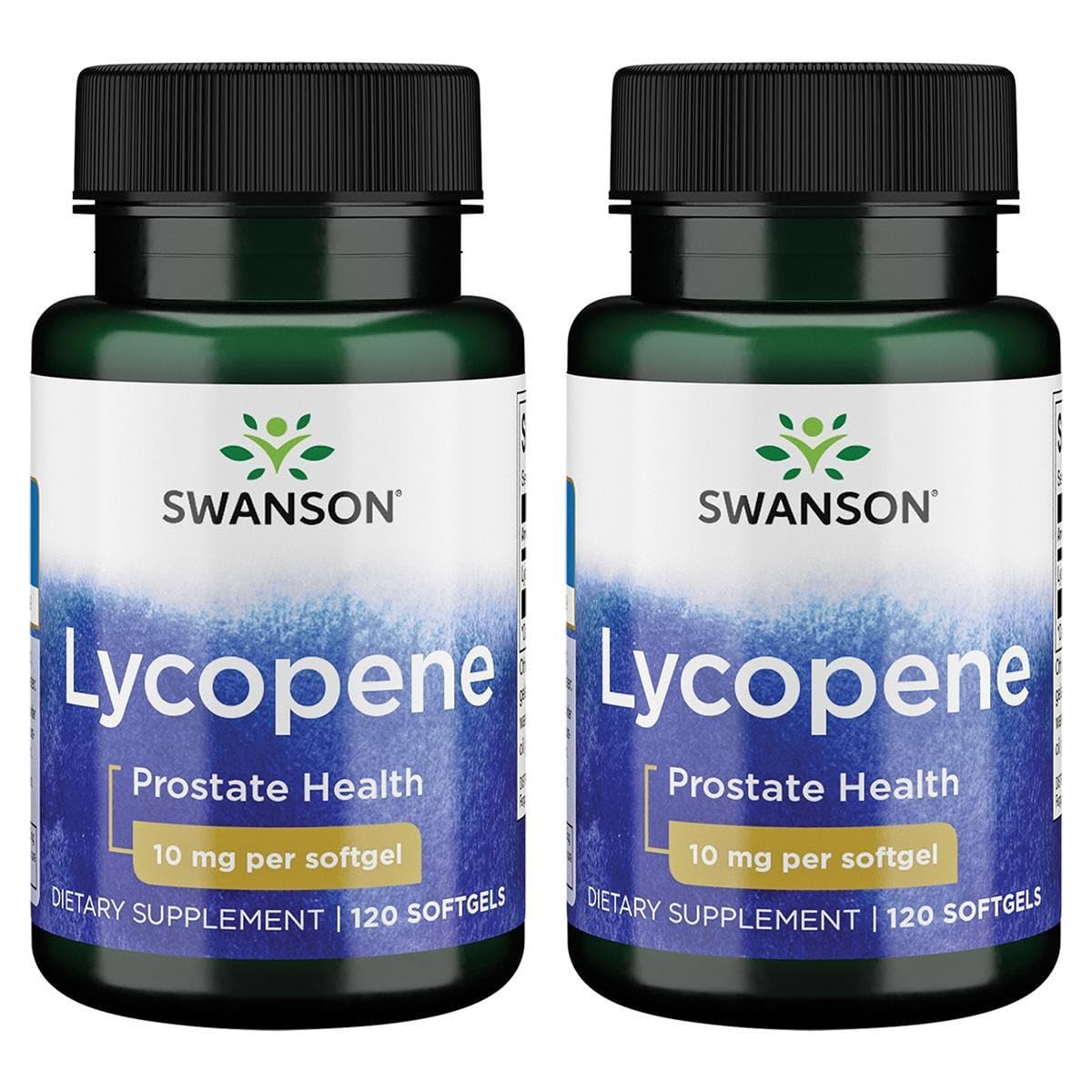 Swanson Lycopene 10 mg 120 Sgels (2 Pack) – Antioxidant, Prostate & Heart Health
