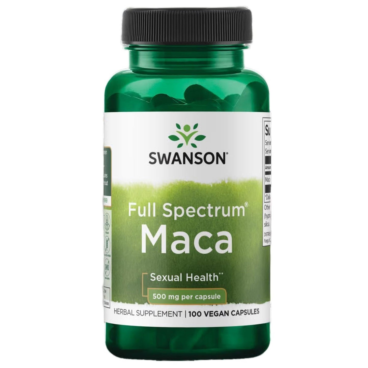 Swanson Maca 500 mg | 100 Capsules – Vitality & Hormone Balance