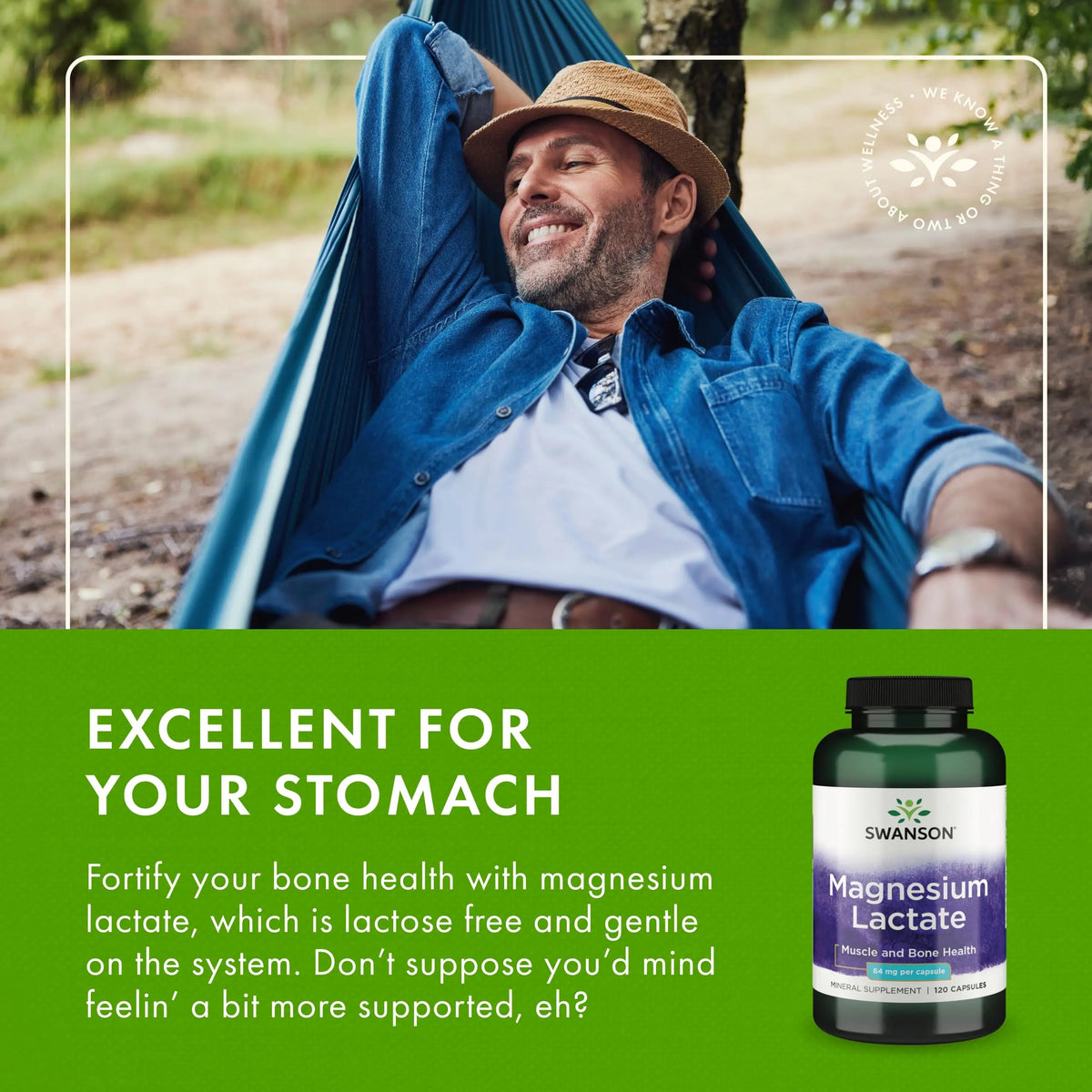 Swanson Magnesium Lactate – Gentle Lactate Magnesium for Muscle & Bone Support | 3 Pack BritishVita | Premium UK Vitamins & Wellness Supplements
