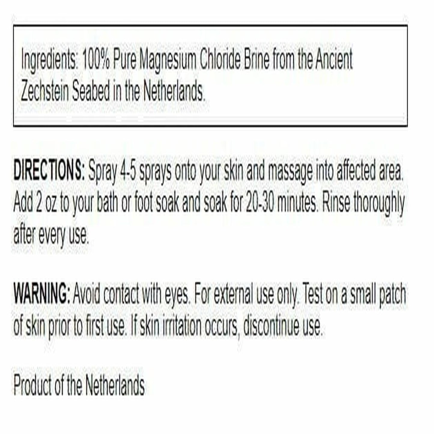 Swanson Magnesium Oil Spray – Zechstein Formula, Soothes Muscles & Skin, Sleep Support (8 fl oz)