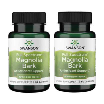 Swanson Magnolia Bark: Nervous System & Digestive Support (60 Caps)