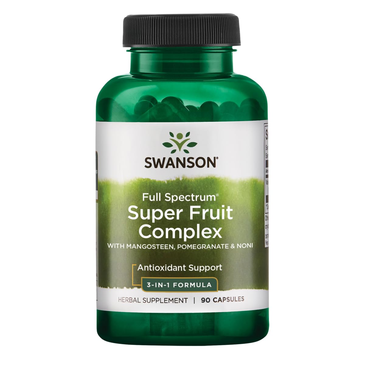 Swanson Mangosteen/Pomegranate/Noni Complex – Antioxidant & Gastrointestinal Support, 240 mg, 90 Capsules