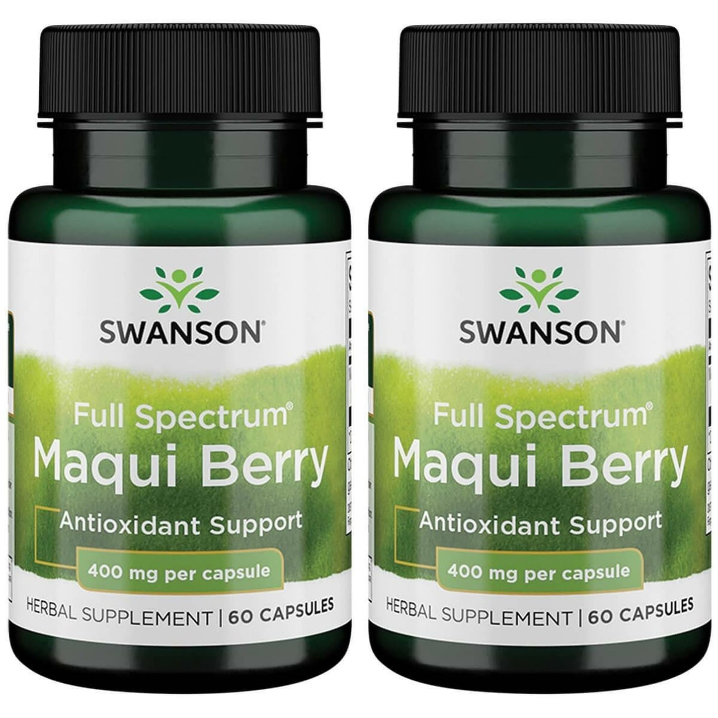 Swanson Full Spectrum Maqui Berry 400 mg - 60 Caps (2 Pack) | Antioxidant Support