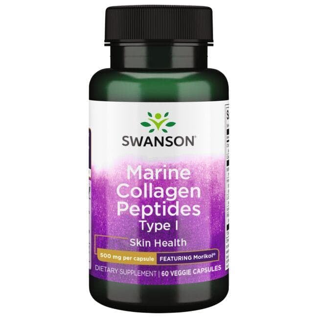 Swanson Marine CLLGN PEPTIDE Type I 60VEGCAP - Marine Collagen Peptide