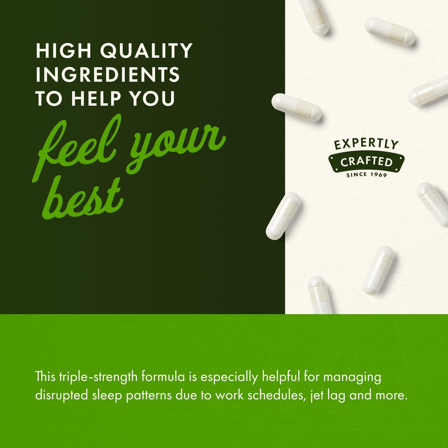 Swanson Triple Strength Melatonin 10mg - Sleep Support (Pack of 2, 60 Capsules)