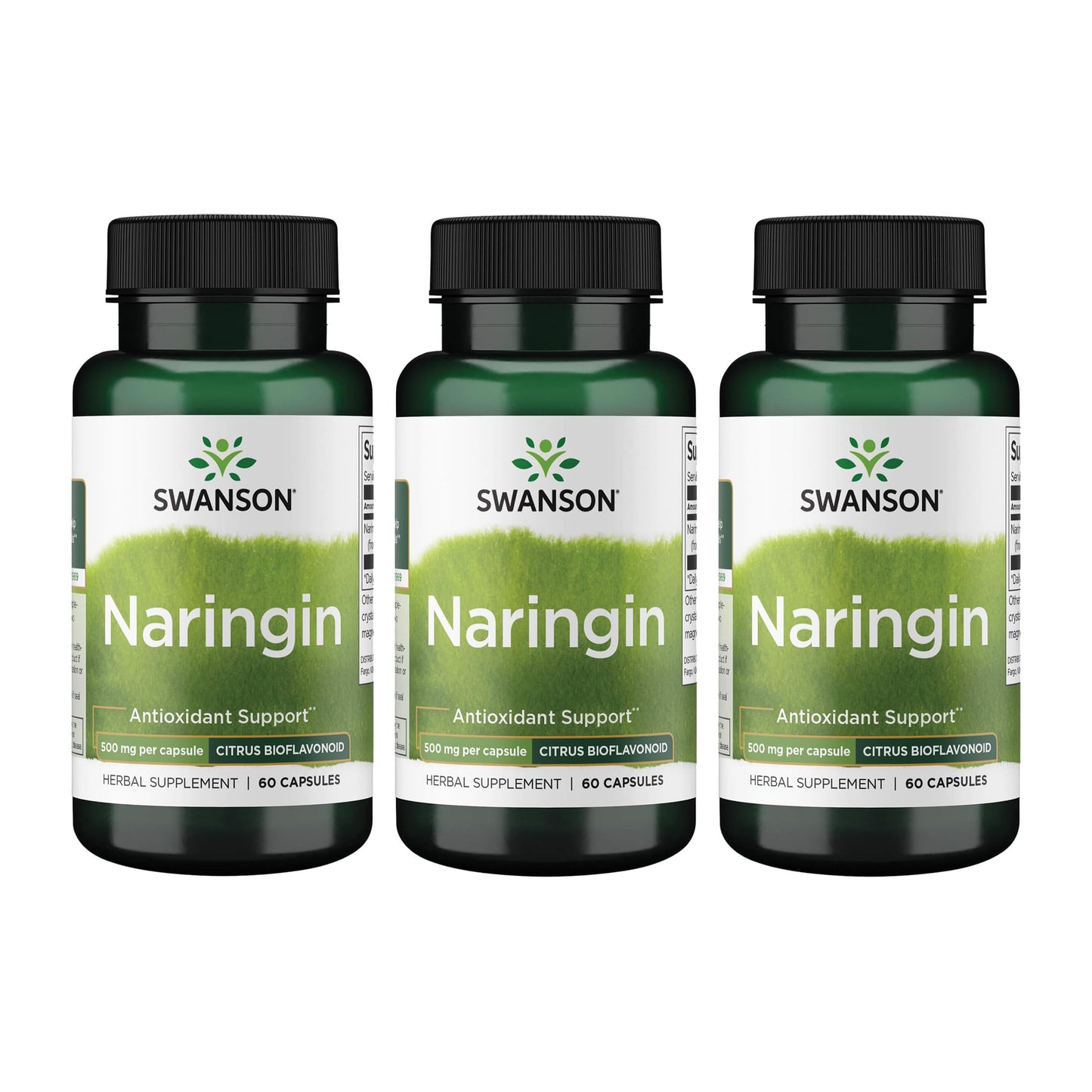 Swanson Naringin 500 mg – 60 Capsules (3 Pack)